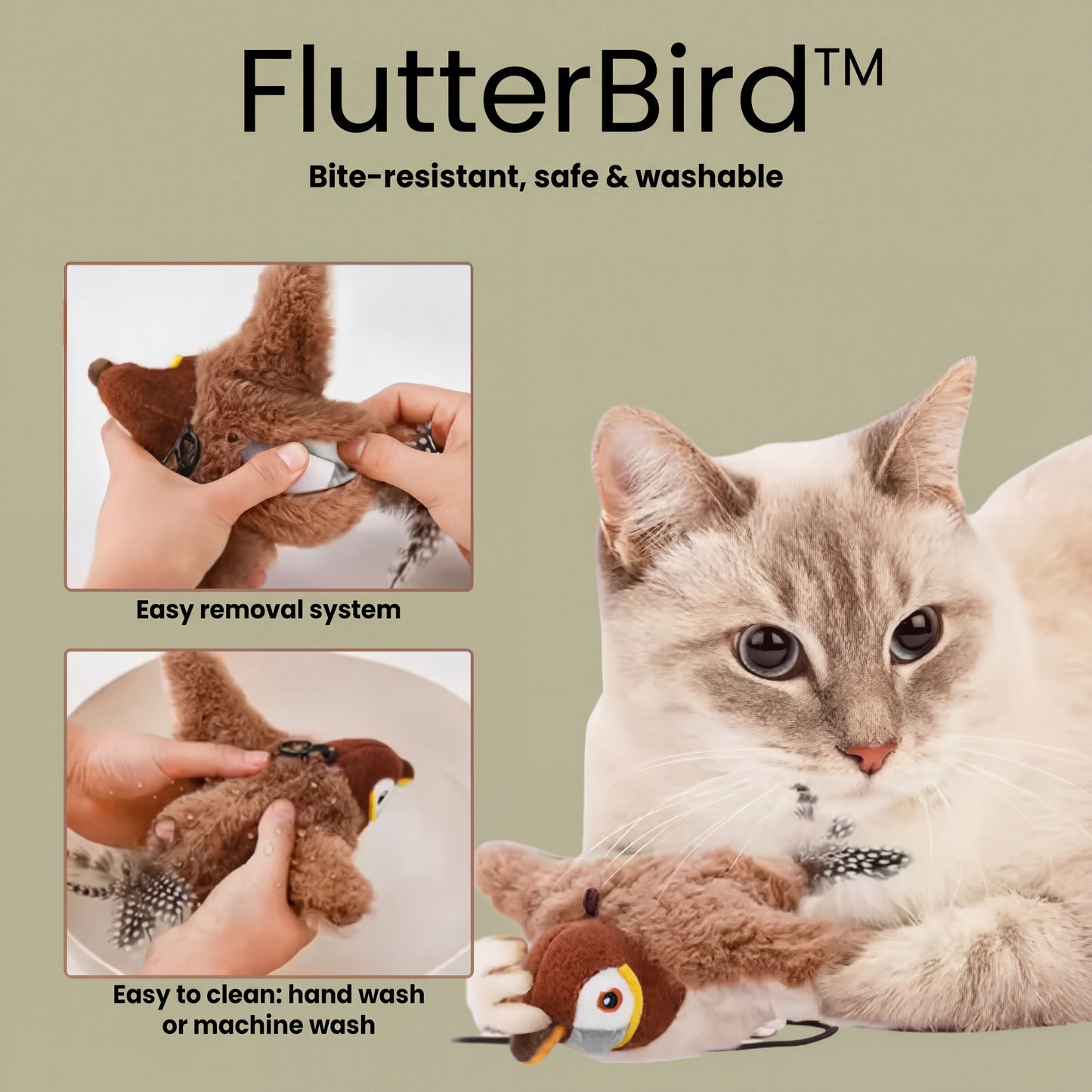 FlutterBird™ – The Cat Toy That Keeps Boredom Away
