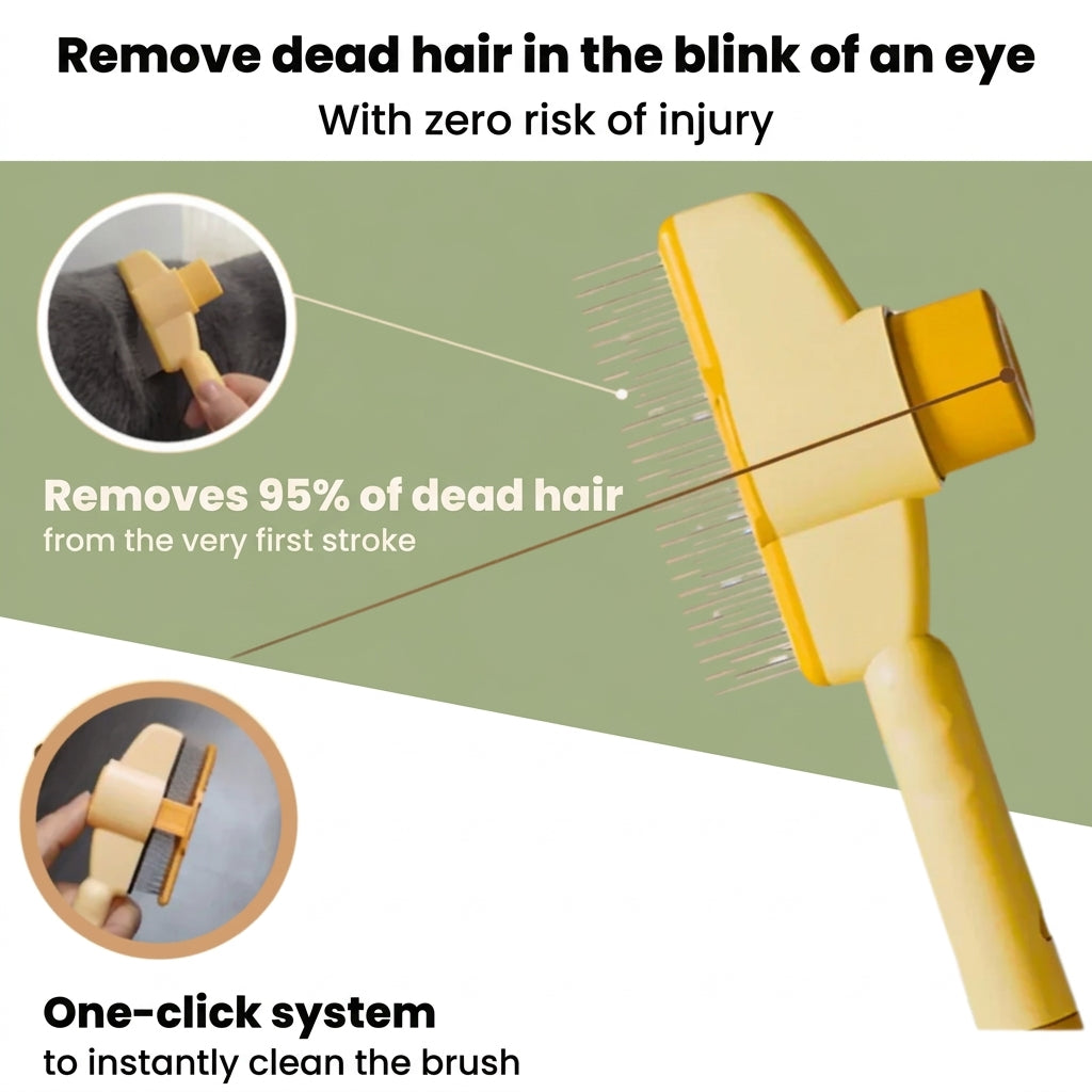 PurrBrush™ – The Self-Cleaning Cat Grooming Brush